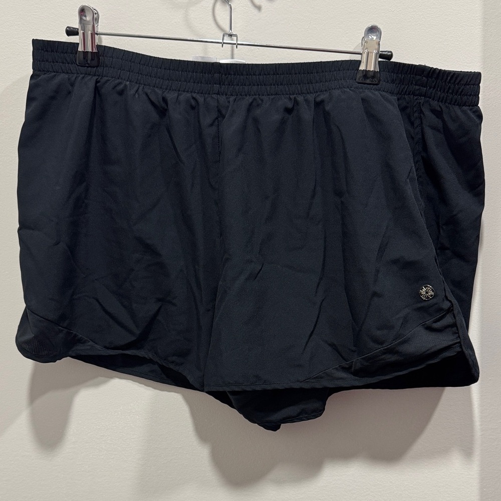 Black Athletic Running Shorts